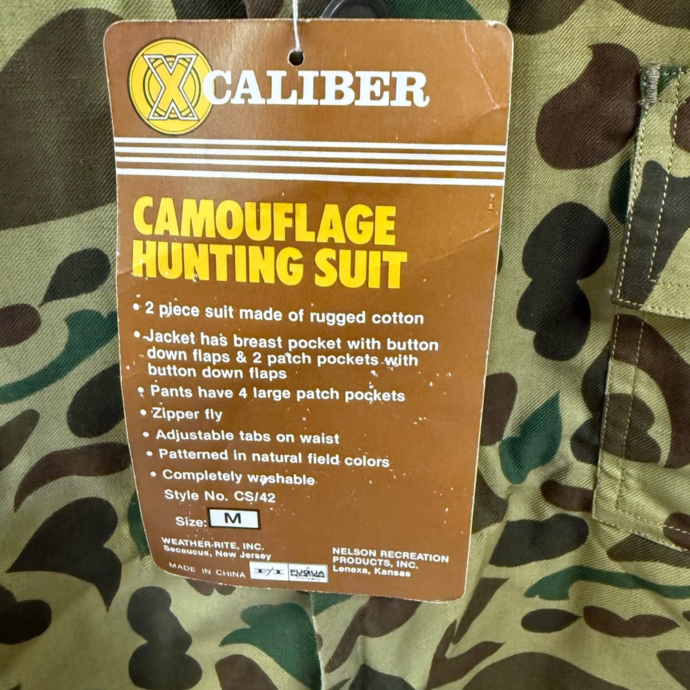 Vintage Green Camouflage Hunting Shirt/Jacket - Picture 4 of 5